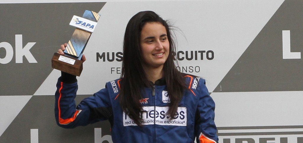 Tamara Gonzalez Karting FA campeonato de españa 2017 circuito fernando alonso asturias podium 1